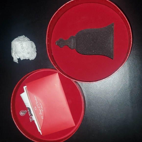 Waterford Crystal Bell Handle 12 Days Christmas Turtle Dove Original Box - Picture 9 of 12